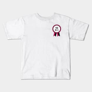 Paid Bills - Adulting Award Kids T-Shirt